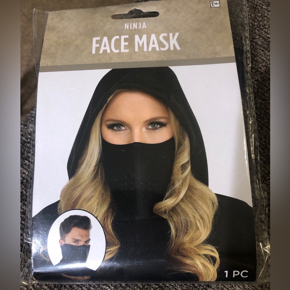 Party City Ninja Face-mask with Ear Loopholes